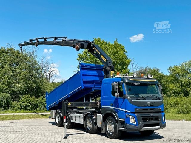 Auto-dizalica montirana na kamionu VOLVO FMX * Kipper 5,75m *PK 34002-SH F/FUNK *8x4