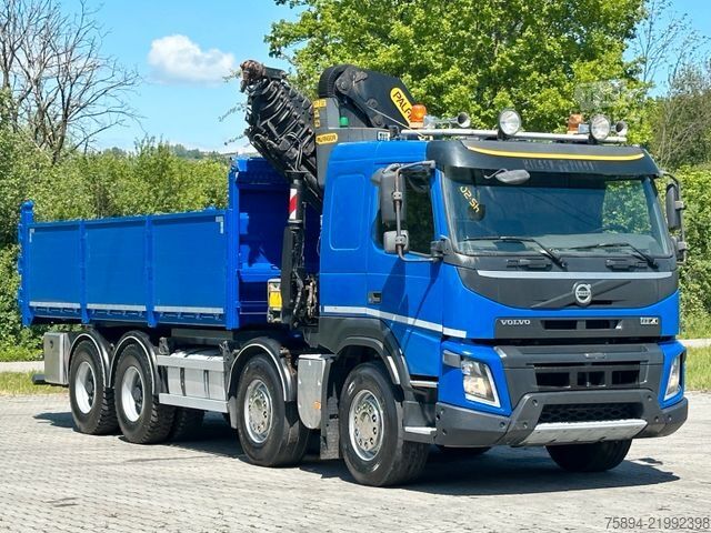 Auto-dizalica montirana na kamionu VOLVO FMX * Kipper 5,75m *PK 34002-SH F/FUNK *8x4