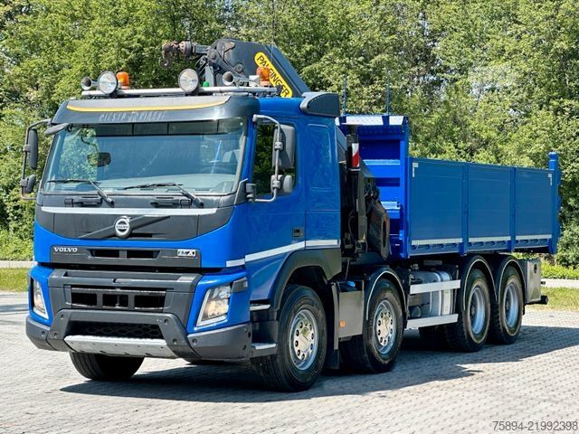 Auto-dizalica montirana na kamionu VOLVO FMX * Kipper 5,75m *PK 34002-SH F/FUNK *8x4