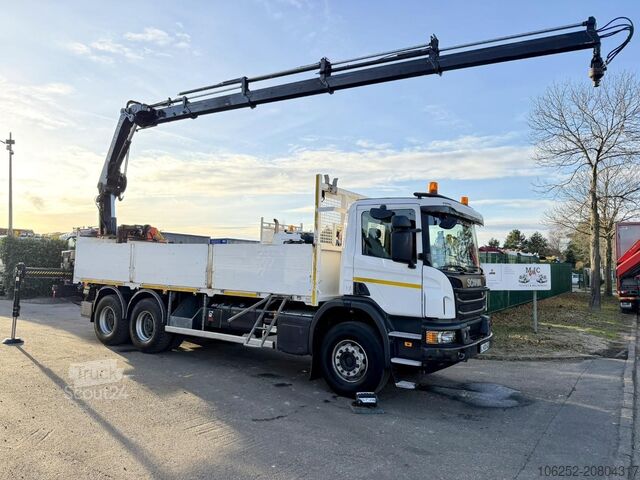 Dépanneuse Scania P410 6x4 + CRANE HIAB X-HIDUO 188 ES-4 - RETARD...