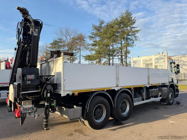 Dépanneuse Scania P410 6x4 + CRANE HIAB X-HIDUO 188 ES-4 - RETARD...