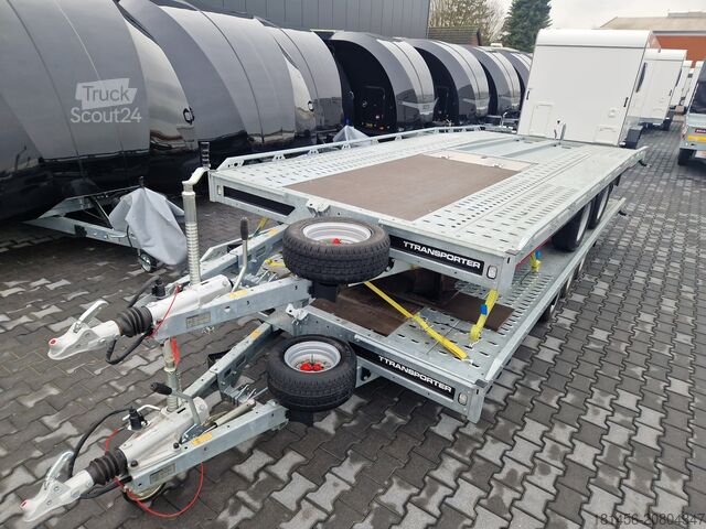 Car carrier trailer Brian James Trailers T Transporter Profi direkt verfügbar