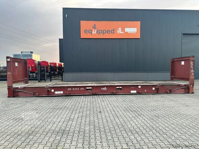 Plokštieji konteineriai CIMC 40FT FLATRACK FLUSH FOLDING / CSC: 10/2027 / 10...
