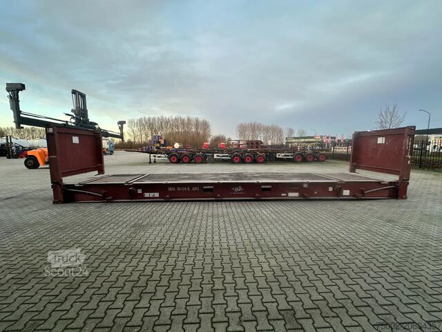 Plokštieji konteineriai CIMC 40FT FLATRACK FLUSH FOLDING / CSC: 10/2027 / 10...