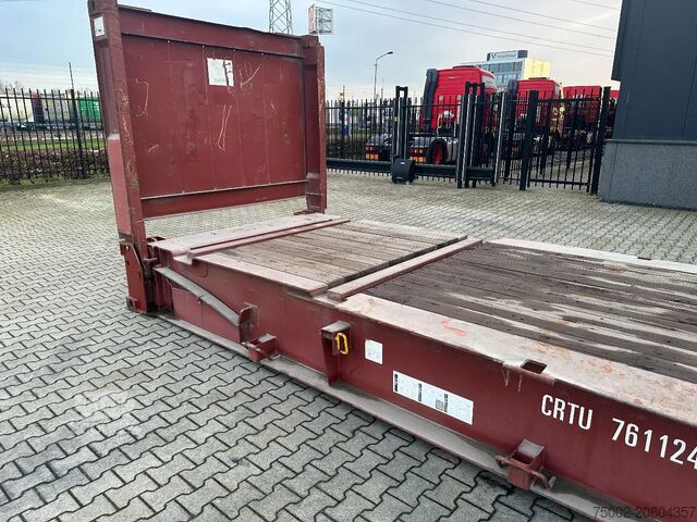 Plokštieji konteineriai CIMC 40FT FLATRACK FLUSH FOLDING / CSC: 10/2027 / 10...
