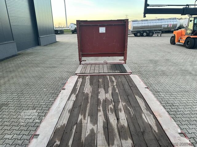 Plokštieji konteineriai CIMC 40FT FLATRACK FLUSH FOLDING / CSC: 10/2027 / 10...