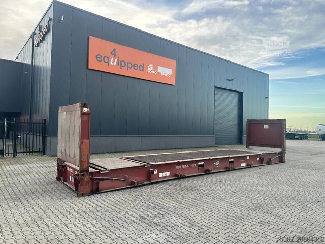 Plokštieji konteineriai CIMC 40FT FLATRACK FLUSH FOLDING / CSC: 10/2027 / 10...