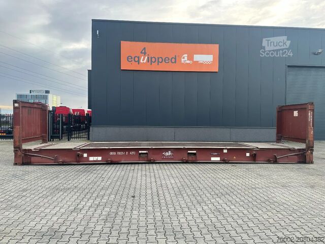 Plokštieji konteineriai CIMC 40FT FLATRACK FLUSH FOLDING / CSC: 10/2027 / 10...