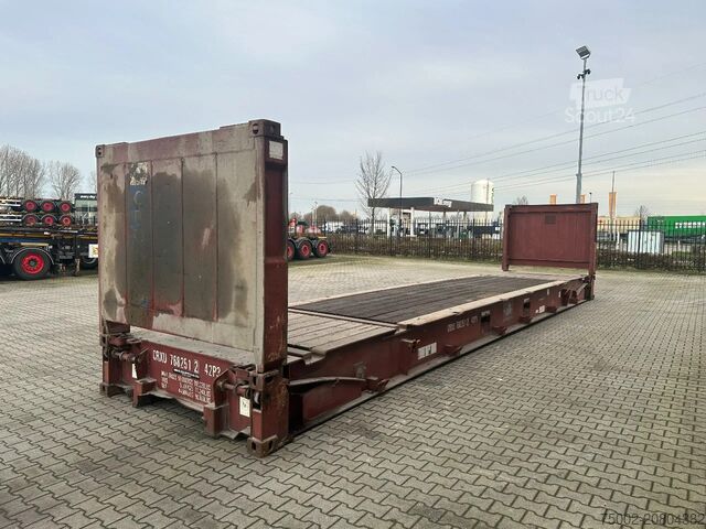 Plokštieji konteineriai CIMC 40FT FLATRACK FLUSH FOLDING / CSC: 10/2027 / 10...