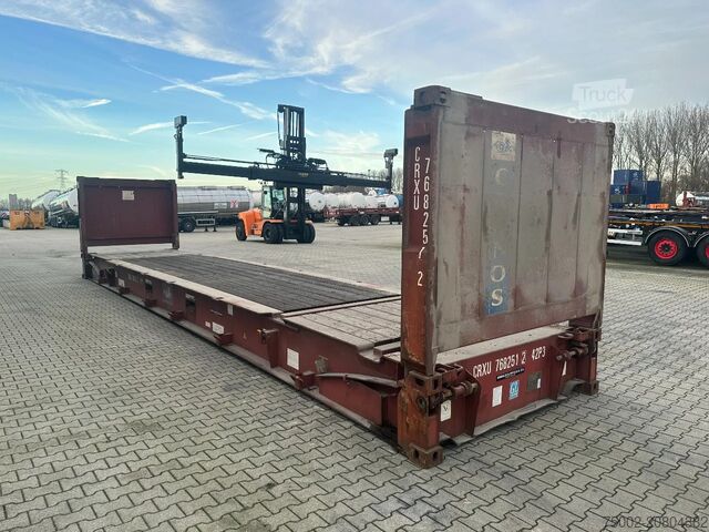 Plokštieji konteineriai CIMC 40FT FLATRACK FLUSH FOLDING / CSC: 10/2027 / 10...