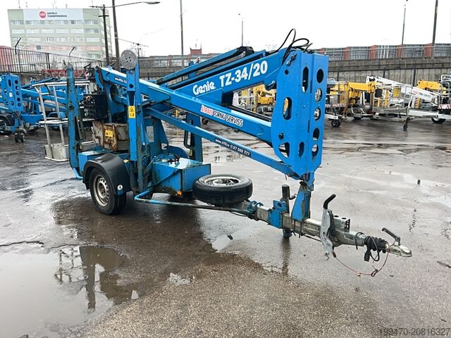 Nacelle élévatrice montée sur remorque Genie TZ34 (12m)