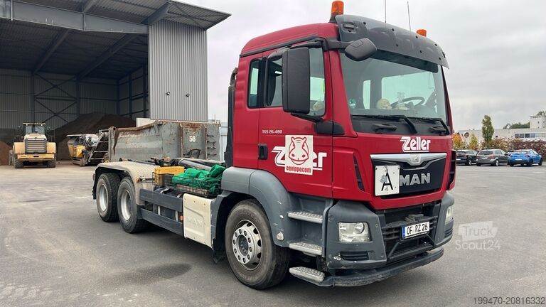 Camion scarrabile MAN TGS 26.480 Meiller
