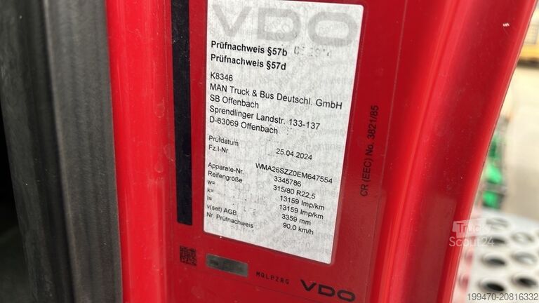 Camion scarrabile MAN TGS 26.480 Meiller