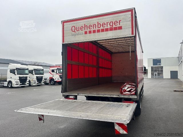 Flatbed truck with tarp MAN TGM 18.320 4x2 BL