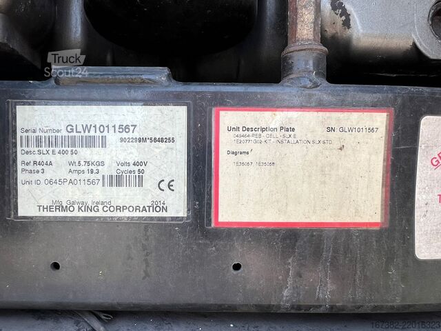 Prevoz v hladilniku/zamrznjenem stanju Gray and Adams Meat Hook Thermo King SLXE 400