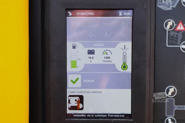 Platforma telescopică Haulotte HT28RTJ Pro Guarantee! 4x4x4 Drive, 28 m Working H