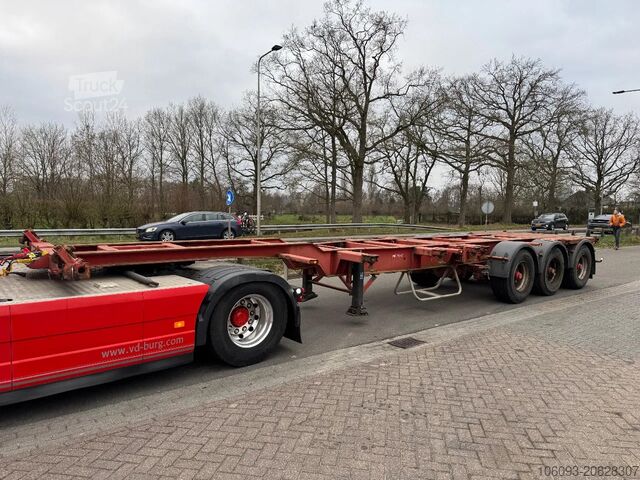 Konténerszállítás HFR 3 ass cont. chassis