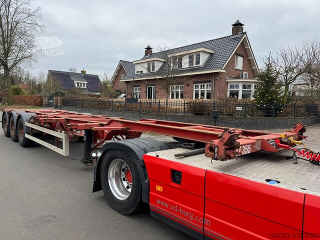 Konténerszállítás HFR 3 ass cont. chassis