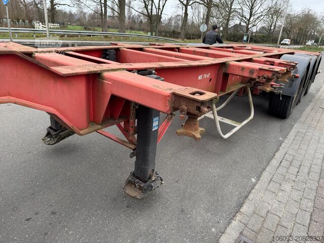 Konténerszállítás HFR 3 ass cont. chassis