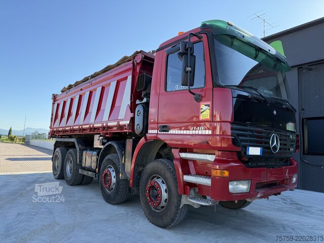 Kiepwagen Mercedes-Benz Actros 4148K V8 Kipper 8x4 Euro3 40Ton