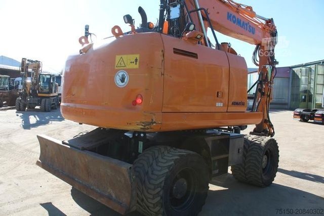 Kolesni bager KOMATSU PW160-10 ATM Austauschmotor Nr 148