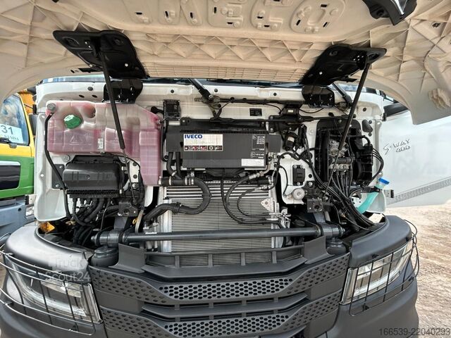 Camion-benne tricar IVECO S-Way 400/Meiler/CNG/Erdgas/Blatt-Luft/AHK