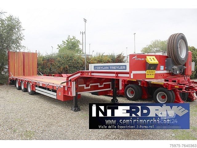 Lowbed construction machinery carrellone collo doca rampe doppie nuovo ceylan