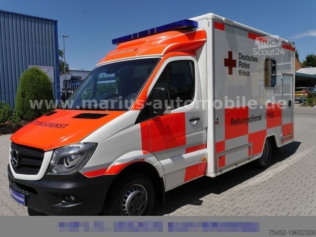Camião de bombeiros MERCEDES-BENZ Sprinter 519 CDI - RTW BAUS-Koffer/STRYKER Trage