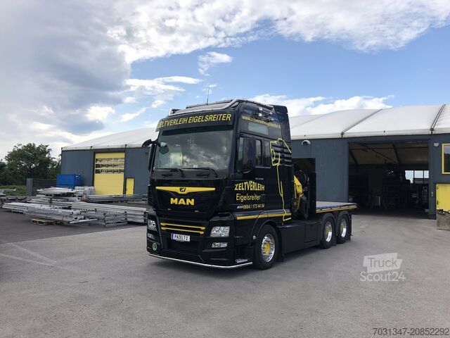 кран, монтиран на камион MAN TGX 33.580