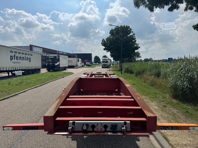 Containertransport Asca Chassis 20FT Tank lowbed / ADR / SAF Disc