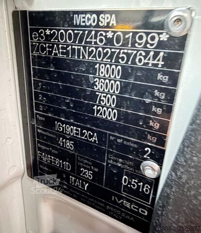 Camión volquete IVECO EUROCARGO 180E32