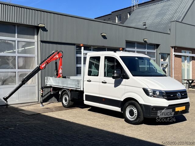 Platforma ładunkowa Volkswagen Crafter 35 2.0 TDI L3 Fassi Laadkraan M15A Trek...
