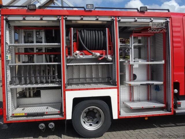 Brandweerwagen MAN TGM 15.240 godiva pump 2000liter water and 200 ...