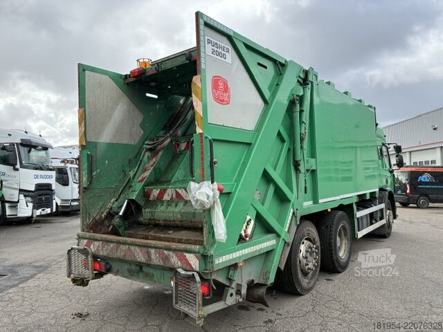 Camion à ordures Renault premium 340DXI vuilniswagen vdk pusher20