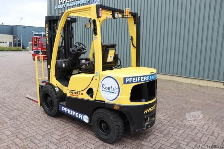 Gabelstapler Hyster H3.0FT Valid inspection, *Guarantee! Diesel, Tripl