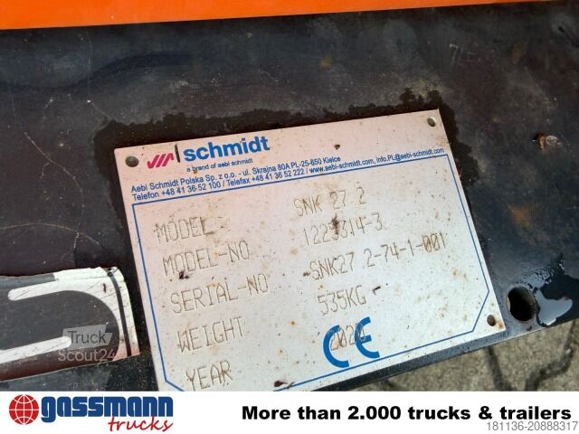 Landbouwmachine Schmidt SNK 27.2 Schneeräumschild