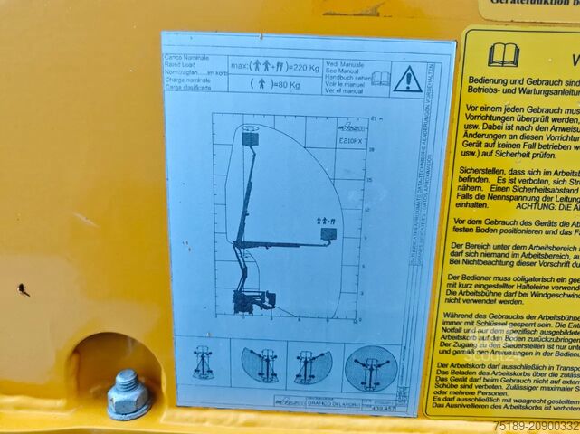 Platforma podnosząca Renault Maxity DXI GSR E210PX