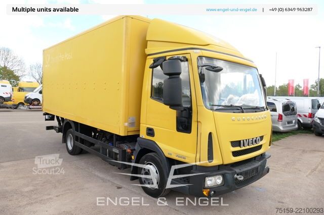 Кутиевиден ван iveco EuroCargo ML 75 E 16 P LBW LUFT AUTOMATIK EURO-5 Koffer-Innenlänge 5,5m