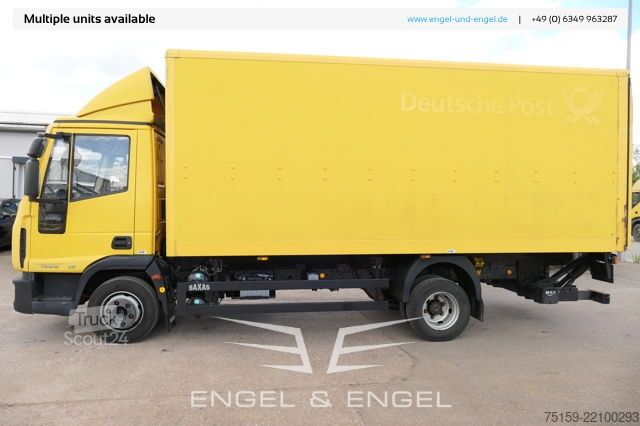 Кутиевиден ван iveco EuroCargo ML 75 E 16 P LBW LUFT AUTOMATIK EURO-5 Koffer-Innenlänge 5,5m