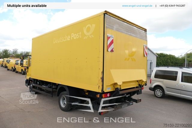 Кутиевиден ван iveco EuroCargo ML 75 E 16 P LBW LUFT AUTOMATIK EURO-5 Koffer-Innenlänge 5,5m