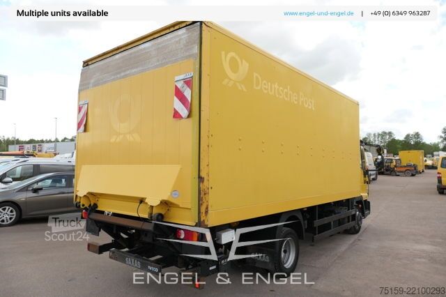 Кутиевиден ван iveco EuroCargo ML 75 E 16 P LBW LUFT AUTOMATIK EURO-5 Koffer-Innenlänge 5,5m