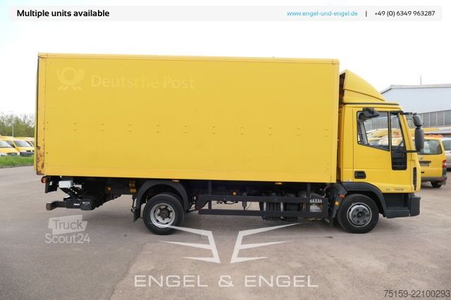 Кутиевиден ван iveco EuroCargo ML 75 E 16 P LBW LUFT AUTOMATIK EURO-5 Koffer-Innenlänge 5,5m