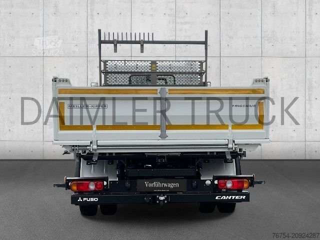 Furgón volquete trilateral FUSO Mitsubishi Canter 7C18 4x2 Meiller Kipper AHK Klim
