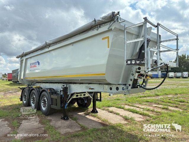Damperli yarı römork Schmitz Cargobull Semitrailer Tipper Steel half pipe body 29m³