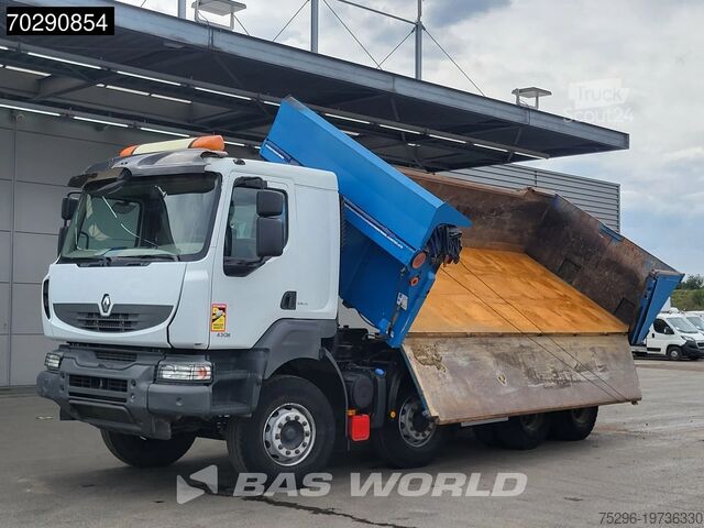 Benne à 3 côtés Renault Kerax 430 8X4 15m3 Forez Bennes Tipper 3-sides ...