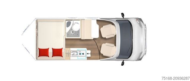 Autocaravana BÜRSTNER Campeo C 540 Aufstelldach / Markise / Media Cent