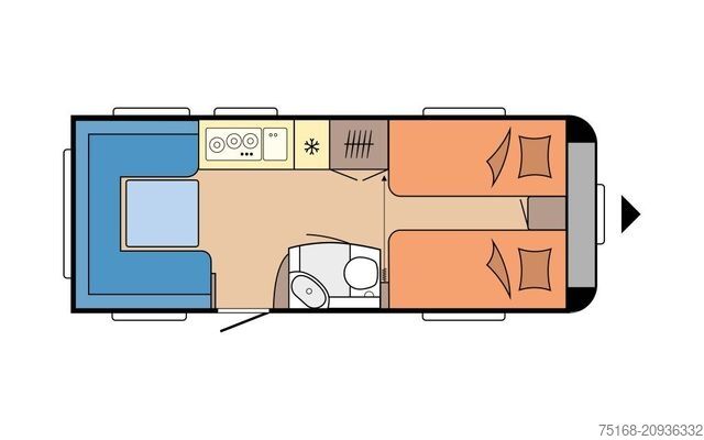 Lakókocsi HOBBY De Luxe 540 UL Modell 2026