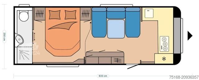 Lakókocsi HOBBY Maxia 660 WQM Modell 2026