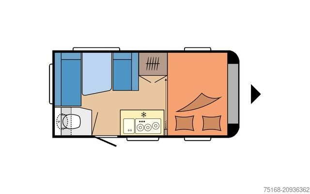Lakókocsi HOBBY OnTour 390 SF Modell 2026