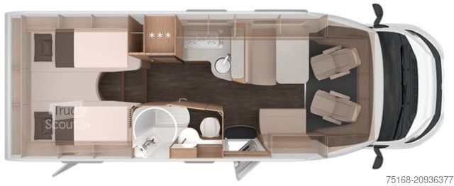 Autorulotă semi-integrată KNAUS L!VE TI 700 MEG Platinum Selection Modell 2026 /